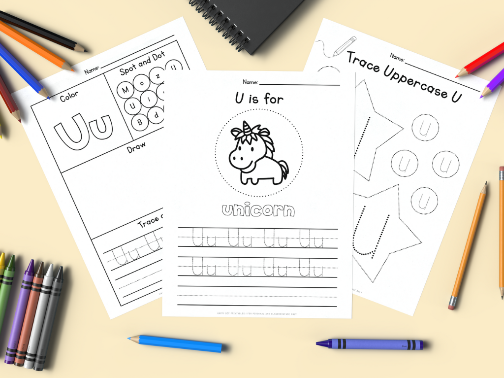 18 Free Letter U Worksheets for Preschool