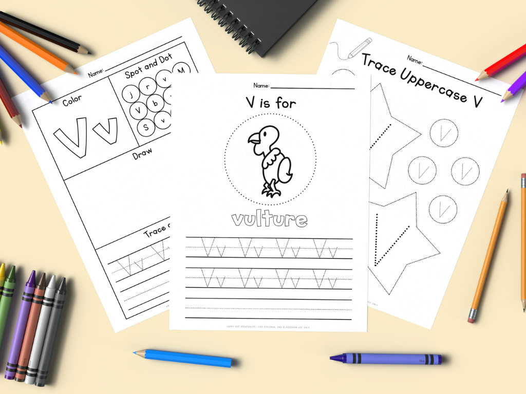 18 Free Letter V Worksheets for Preschool