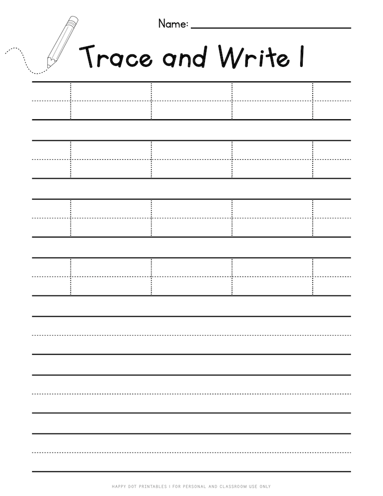 Number Handwriting Practice Sheets 0–20 - Happy Dot Printables