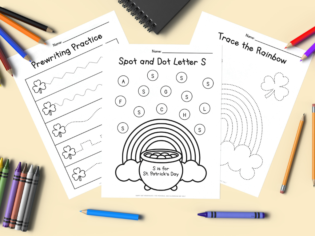 10 Free St. Patrick’s Day Preschool Worksheets