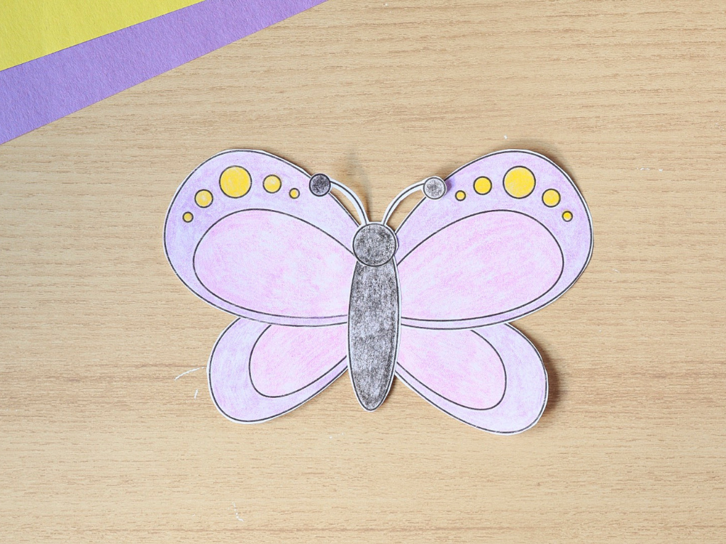 Printable Build A Butterfly Craft