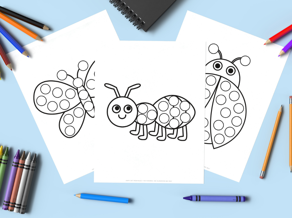Bug Dot Marker Activities
