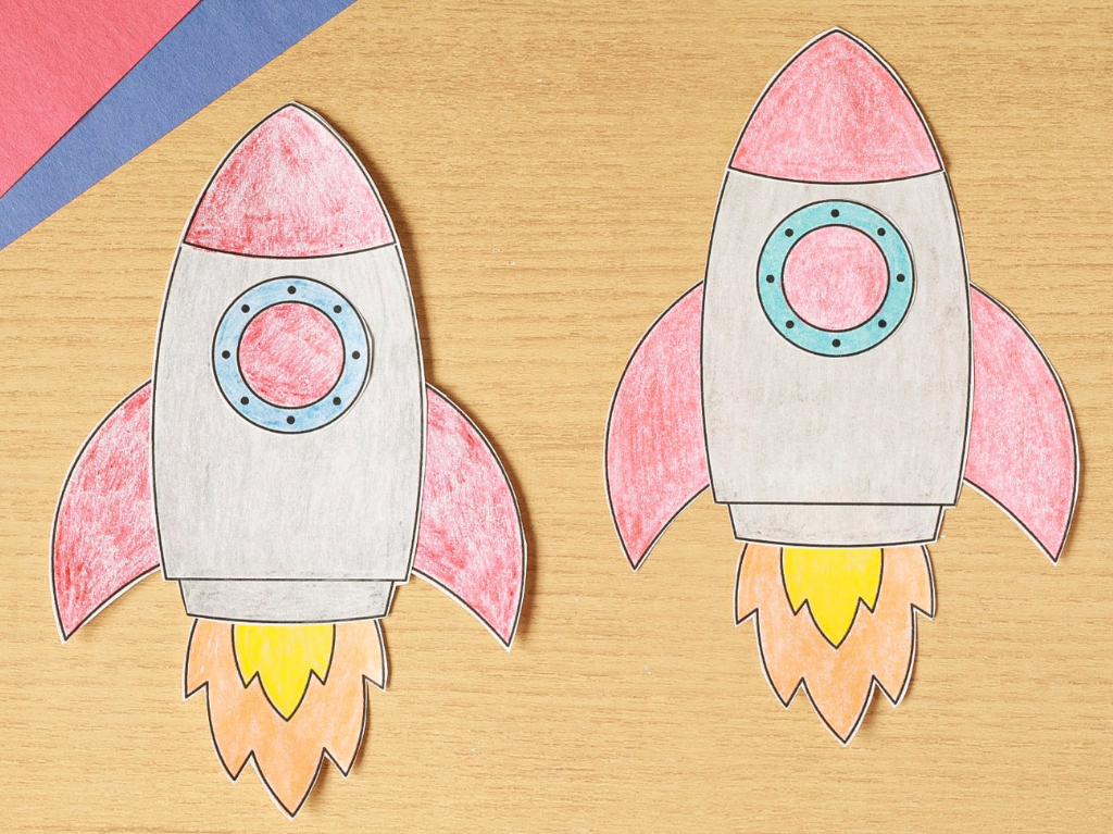 Printable Build A Rocket Ship Craft