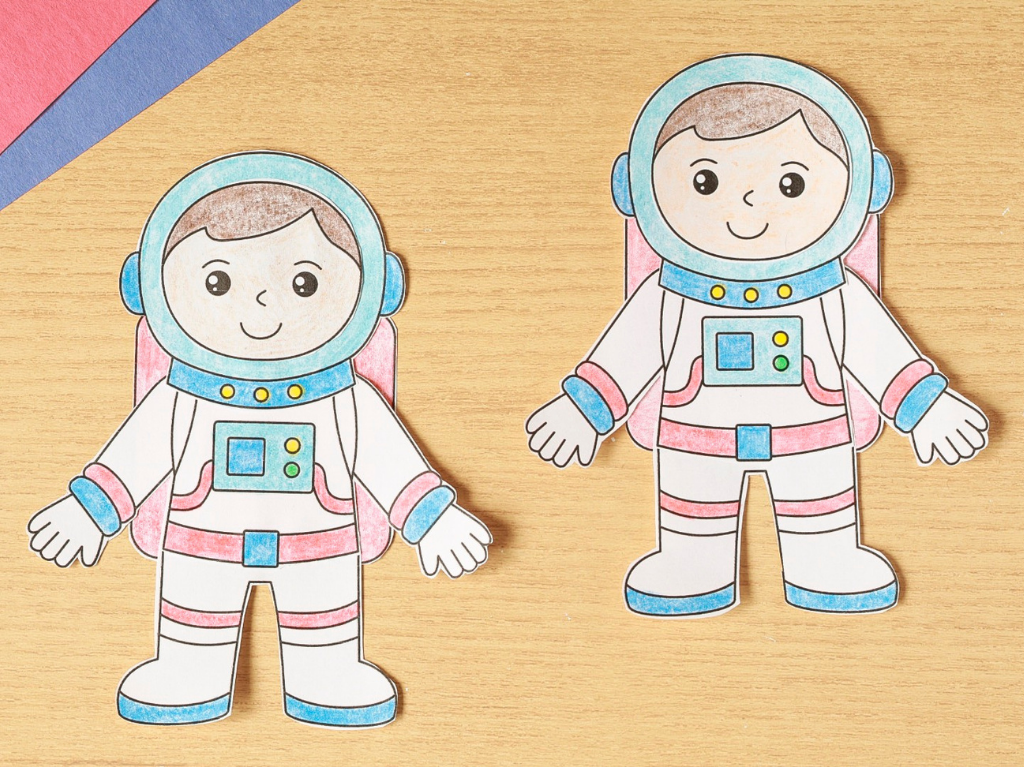 Printable Build an Astronaut Craft
