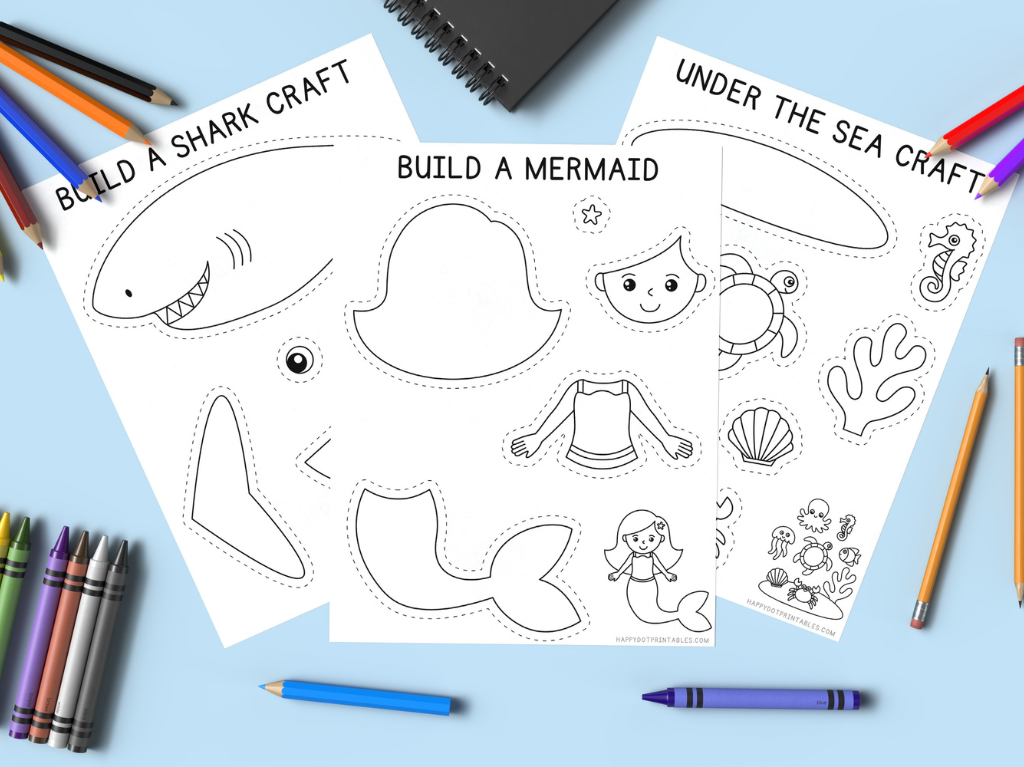 12 Easy Ocean Crafts for Preschool