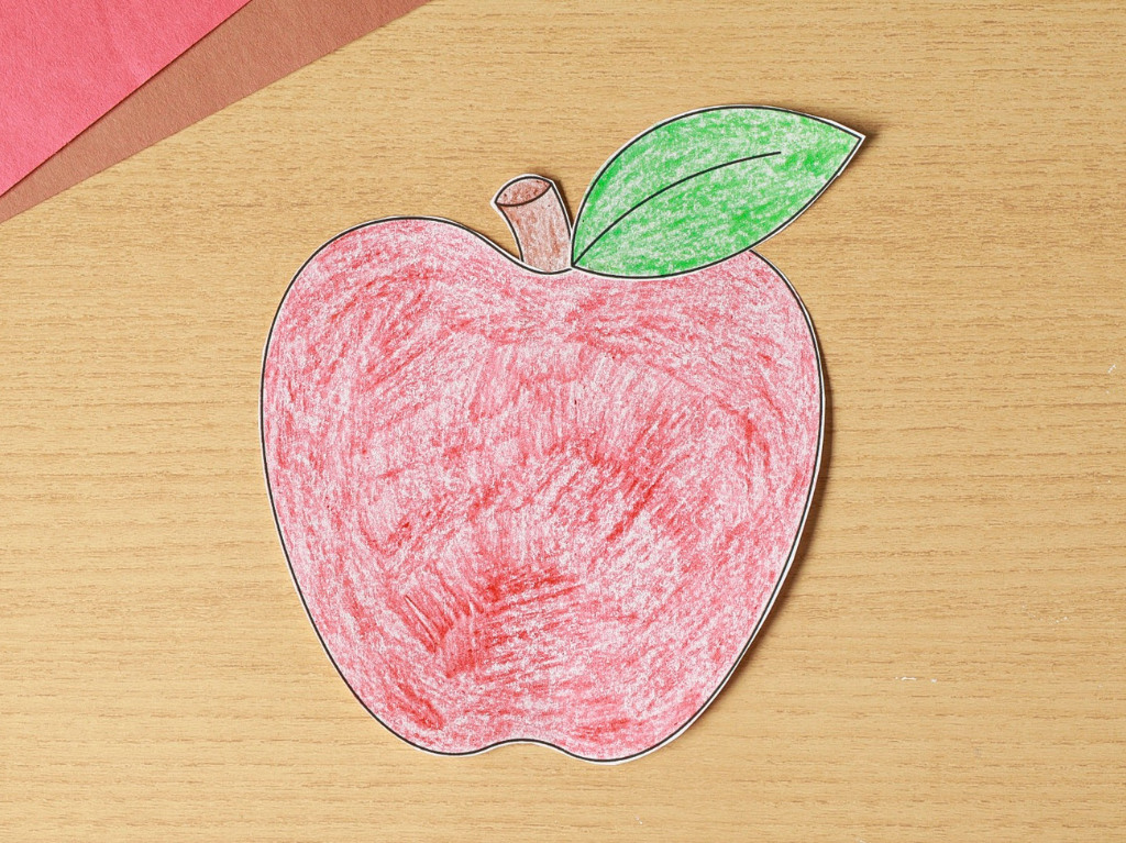 Printable Build an Apple Craft