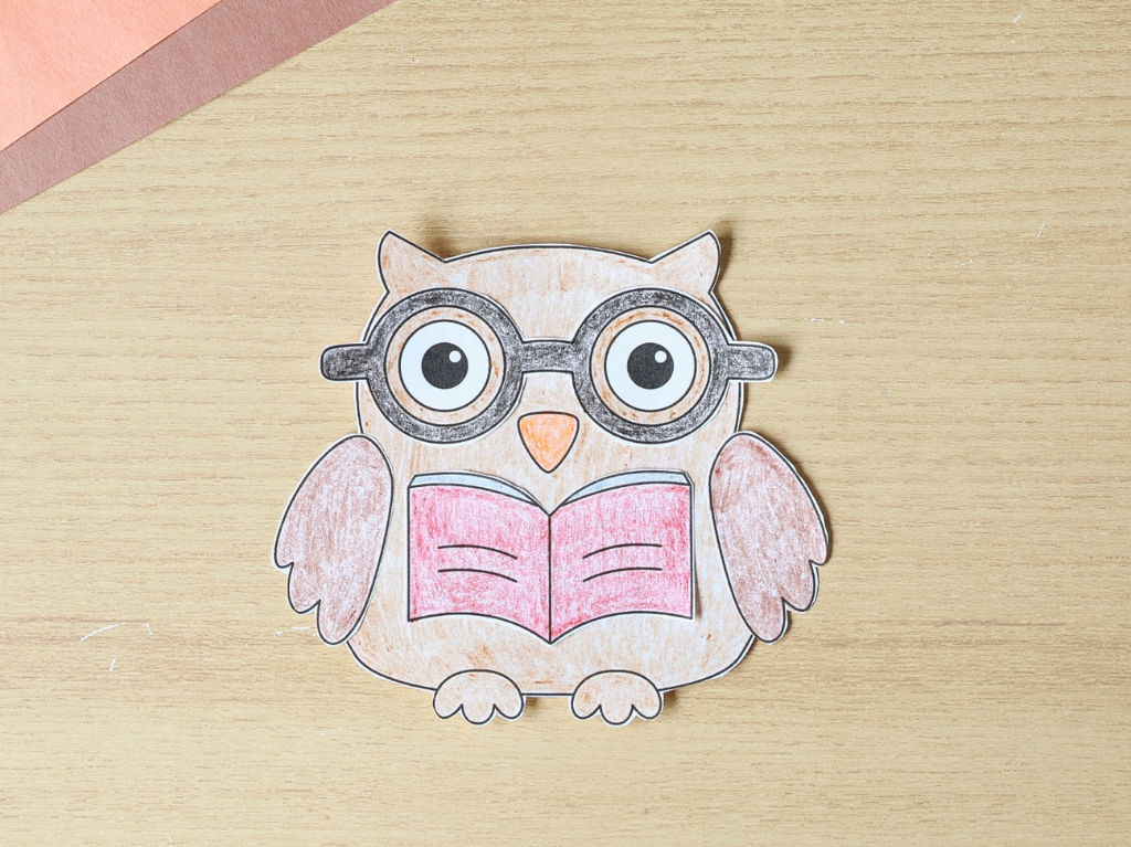 Printable Build a Reading Owl Craft