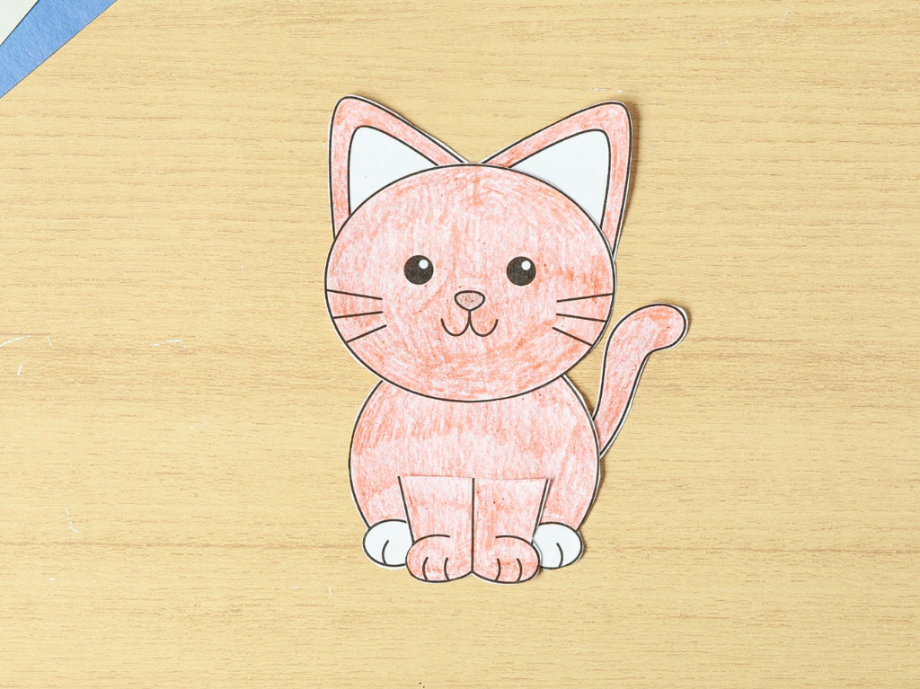 Printable Build a Cat Craft
