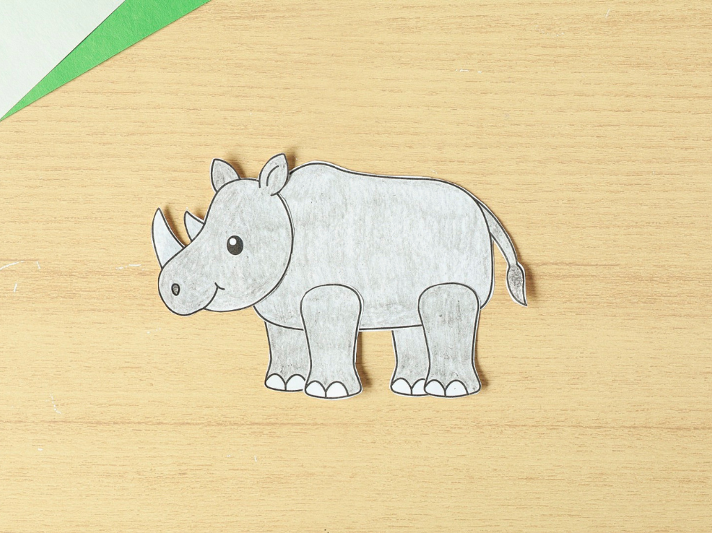 Printable Build a Rhino Craft