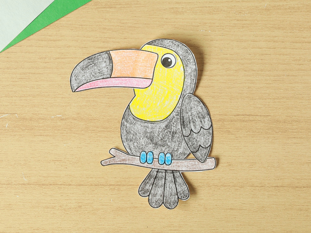 Printable Build a Toucan Craft