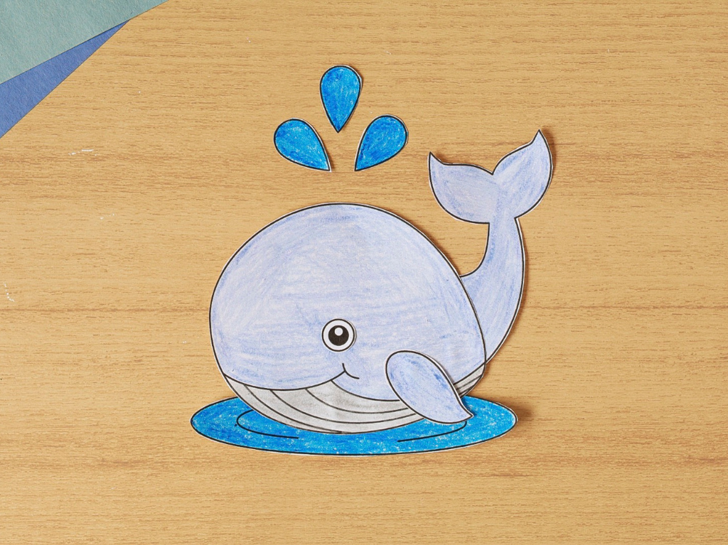 Printable Build A Whale Craft
