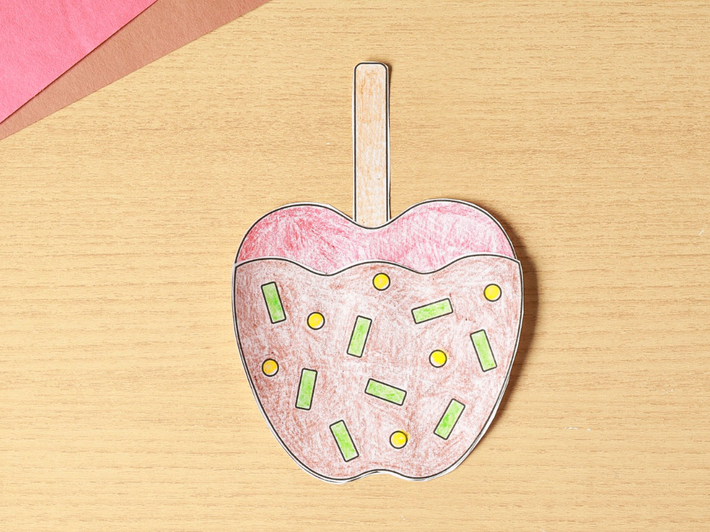 Printable Build a Caramel Apple Craft