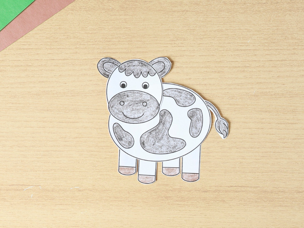 Printable Build a Cow Craft
