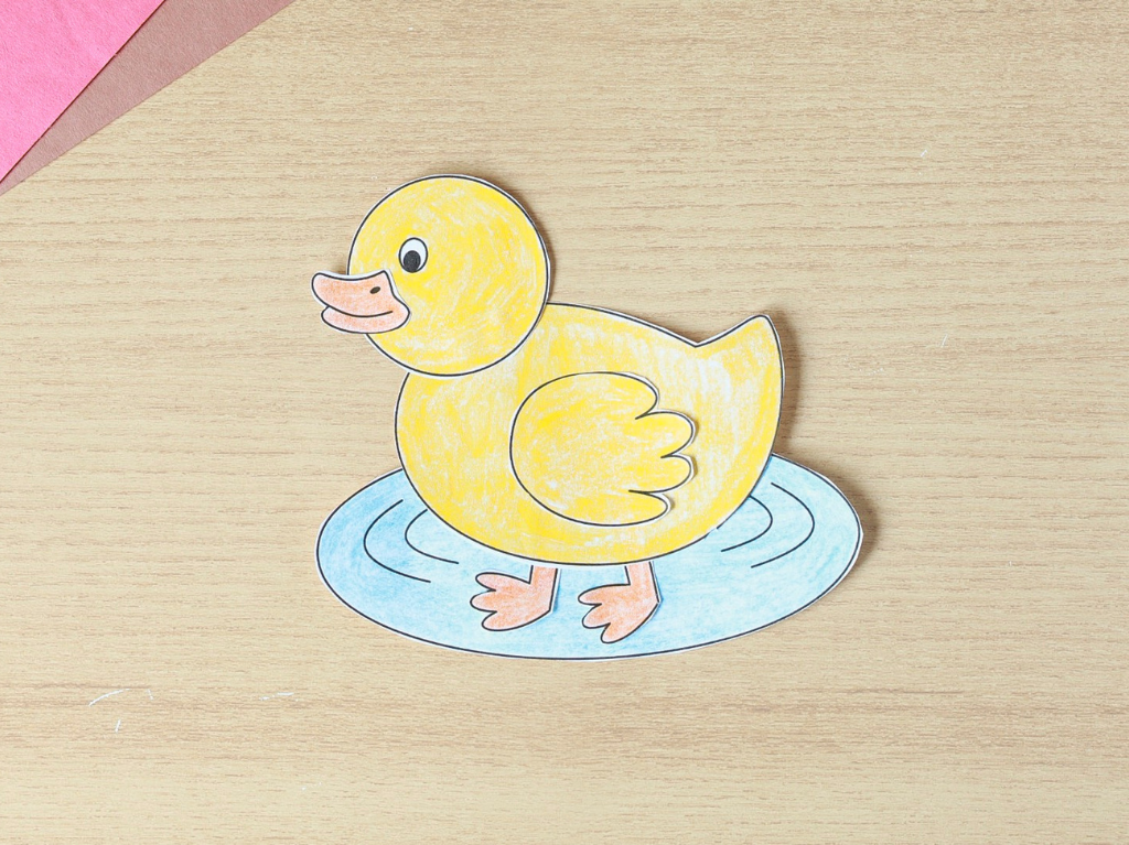 Printable Build a Duck Craft