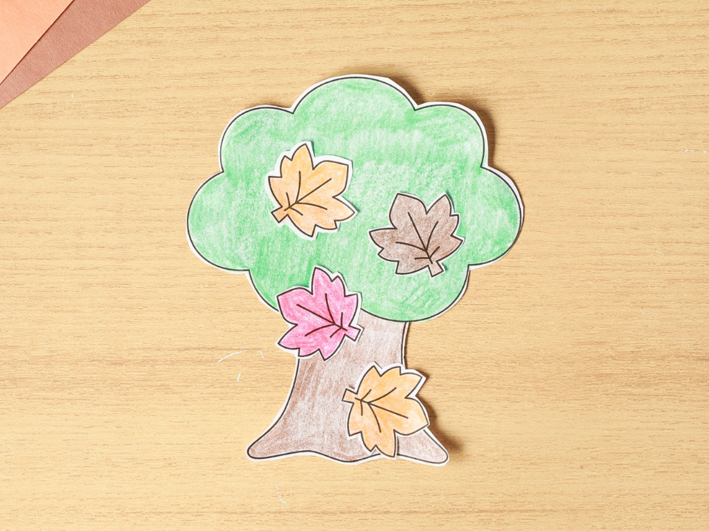 Printable Build a Fall Tree Craft