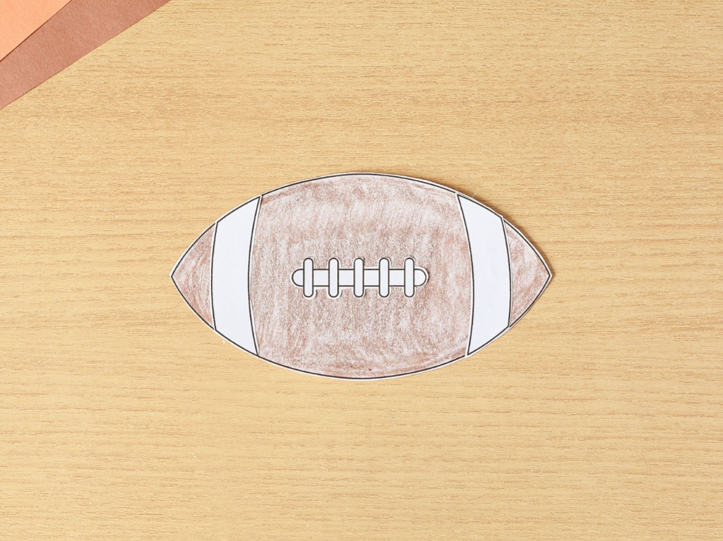 Printable Build a Football Craft