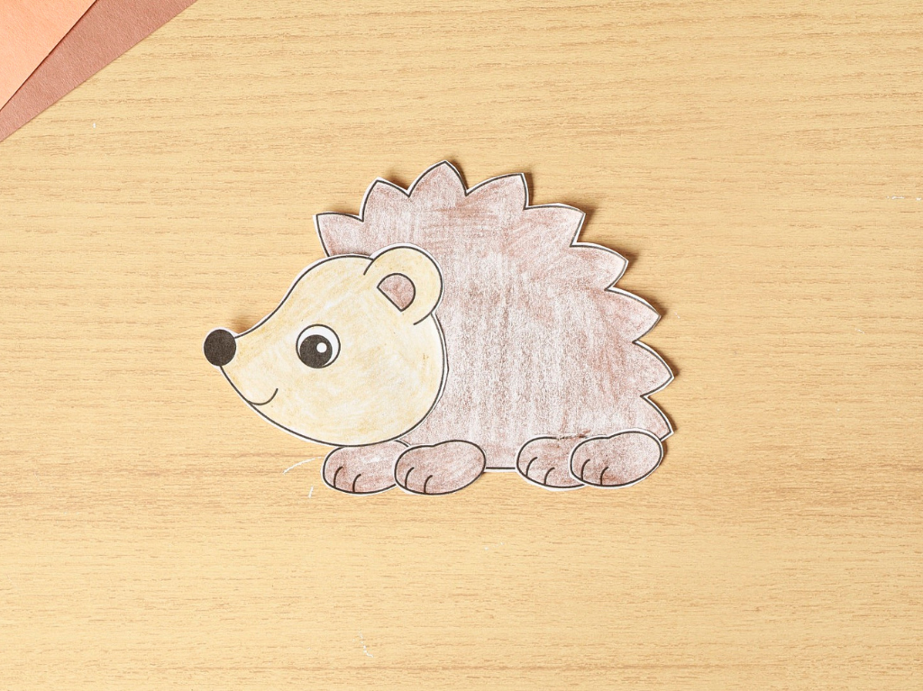 Printable Build a Hedgehog Craft