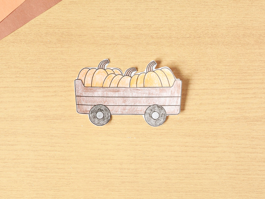 Printable Build a Pumpkin Wagon Craft