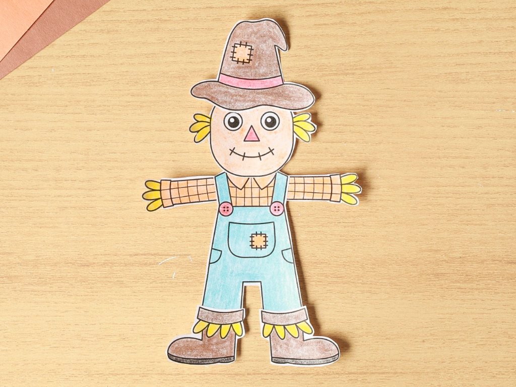 Printable Build a Scarecrow Craft