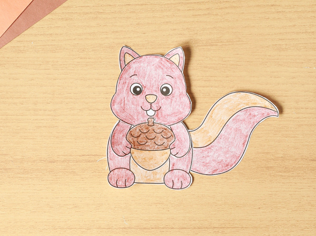 Printable Build a Squirrel Craft