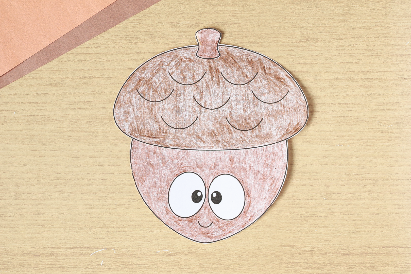 Printable Build an Acorn Craft