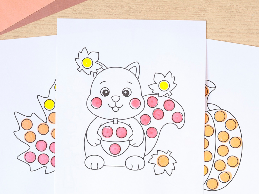 15 Fall Dot Marker Activities